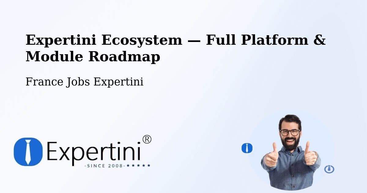 Expertini Ecosystem — Full Platform & Module Roadmap – Reims